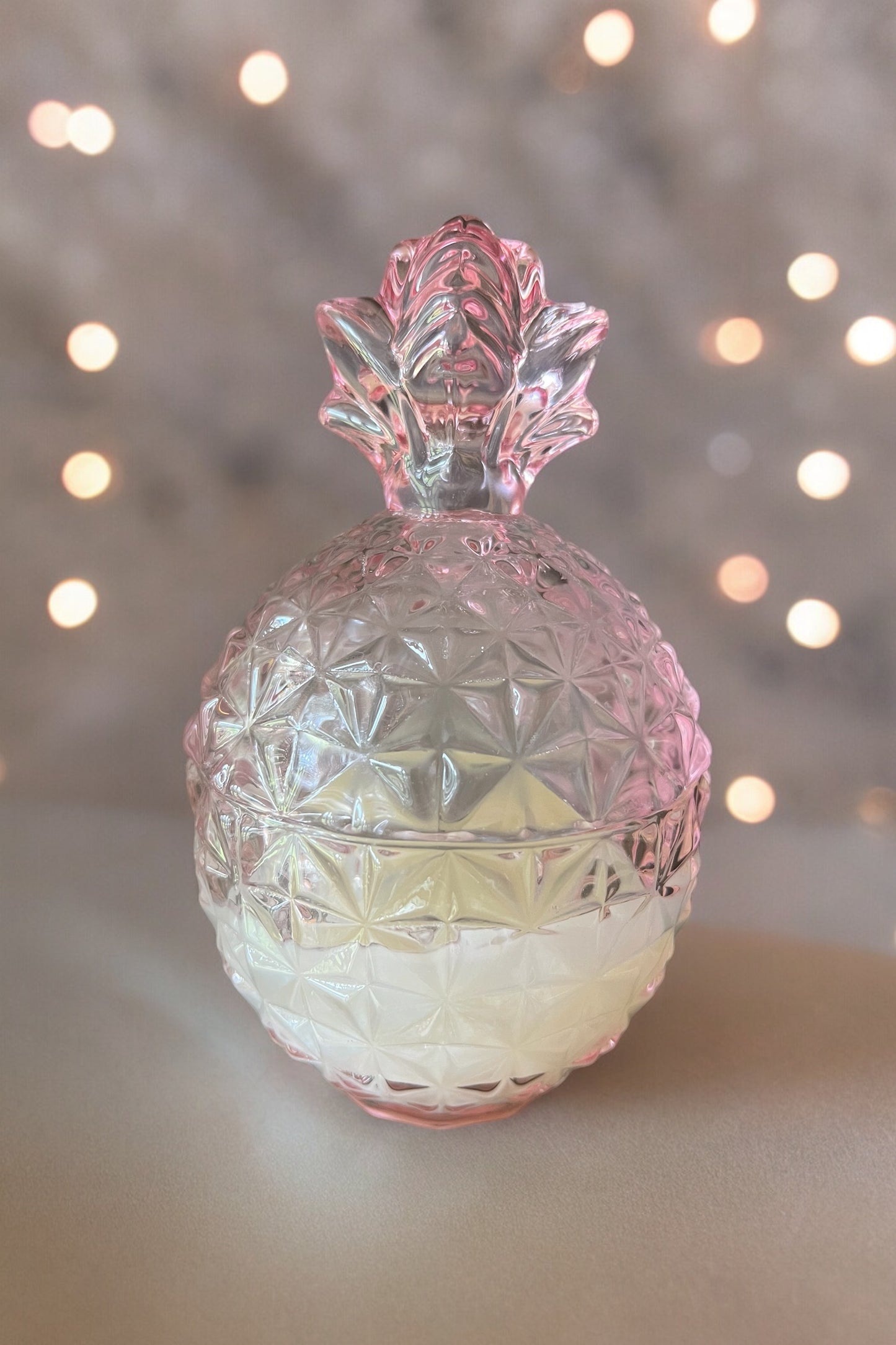 Unique Luxury Home Decor Gold Pineapple Candle Premium Quality Marigold and Melon Kitchen Entryway Decor Gift for Her