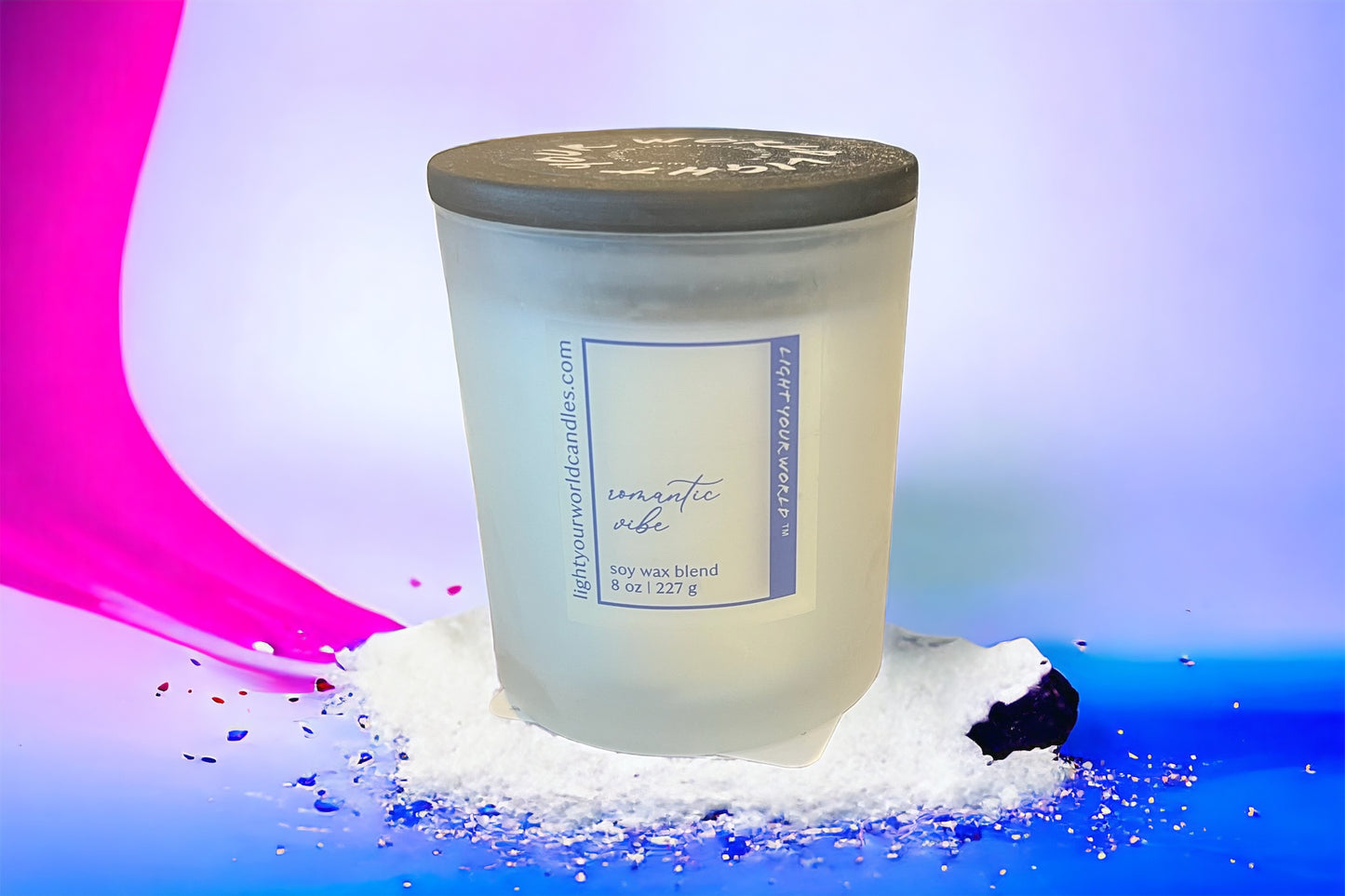 Romantic Vibe Candle, Unique Candle Scent, Candle Lovers, Vanilla Santal Scent, Unique Candle Gift Valentine's Day Candle Gift