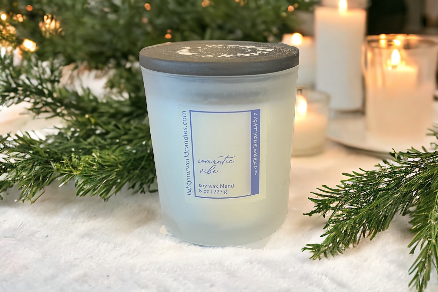 Romantic Vibe Candle, Unique Candle Scent, Candle Lovers, Vanilla Santal Scent, Unique Candle Gift Valentine's Day Candle Gift