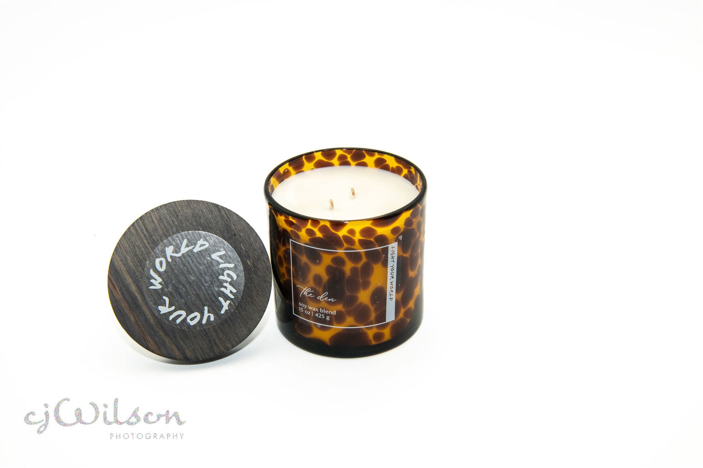 Safari Hand Blown Glass - The Den Candle