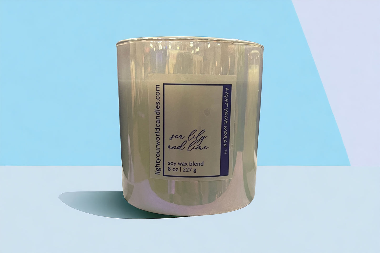 Summer Handcrafted Luxury Sea Lily and Lime Candle Unique Candle Scent Candle Lover's Delight Unique Candle Gfit