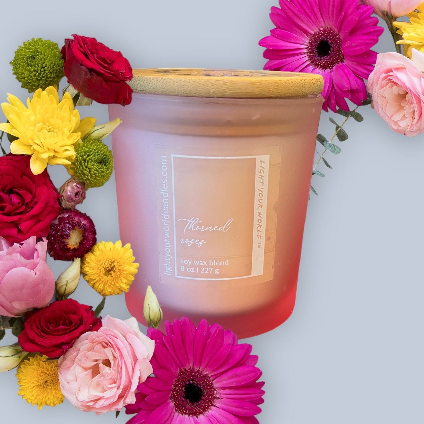 Thorned Roses Unique Candle Scent, Unique Candle Gift, Valentine's Day Candle or Mother's Day Candle, Celebration Candle