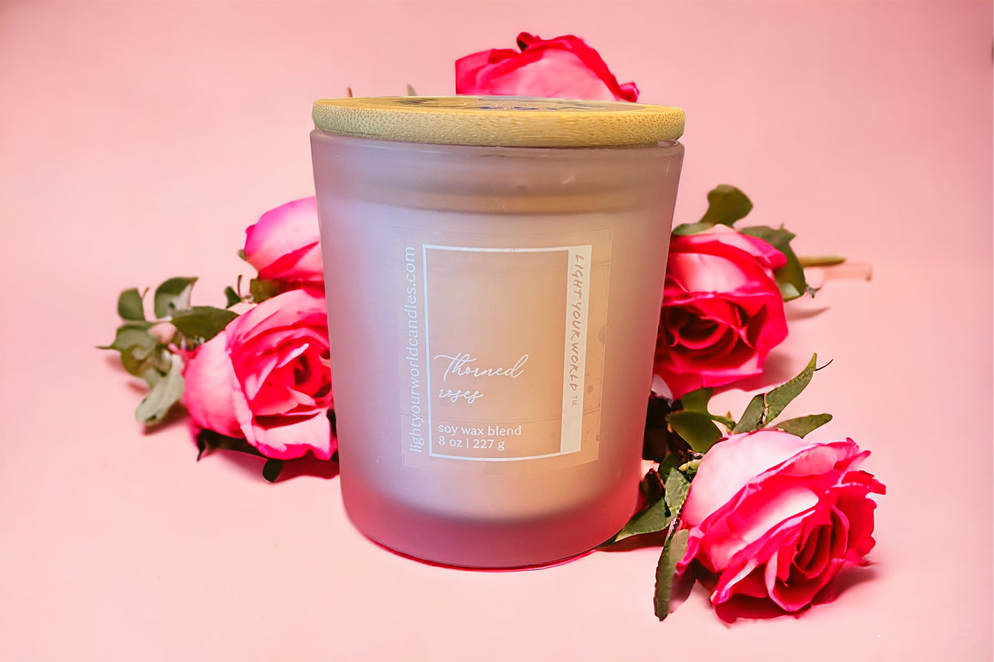 Thorned Roses Unique Candle Scent, Unique Candle Gift, Valentine's Day Candle or Mother's Day Candle, Celebration Candle