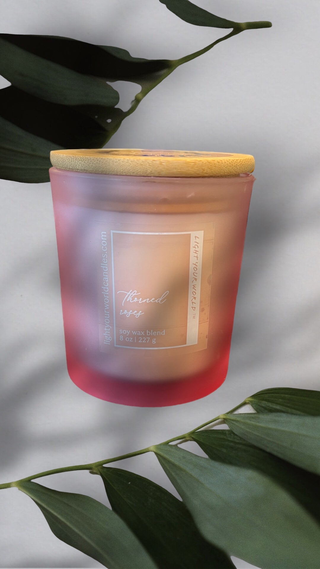 Thorned Roses Unique Candle Scent, Unique Candle Gift, Valentine's Day Candle or Mother's Day Candle, Celebration Candle