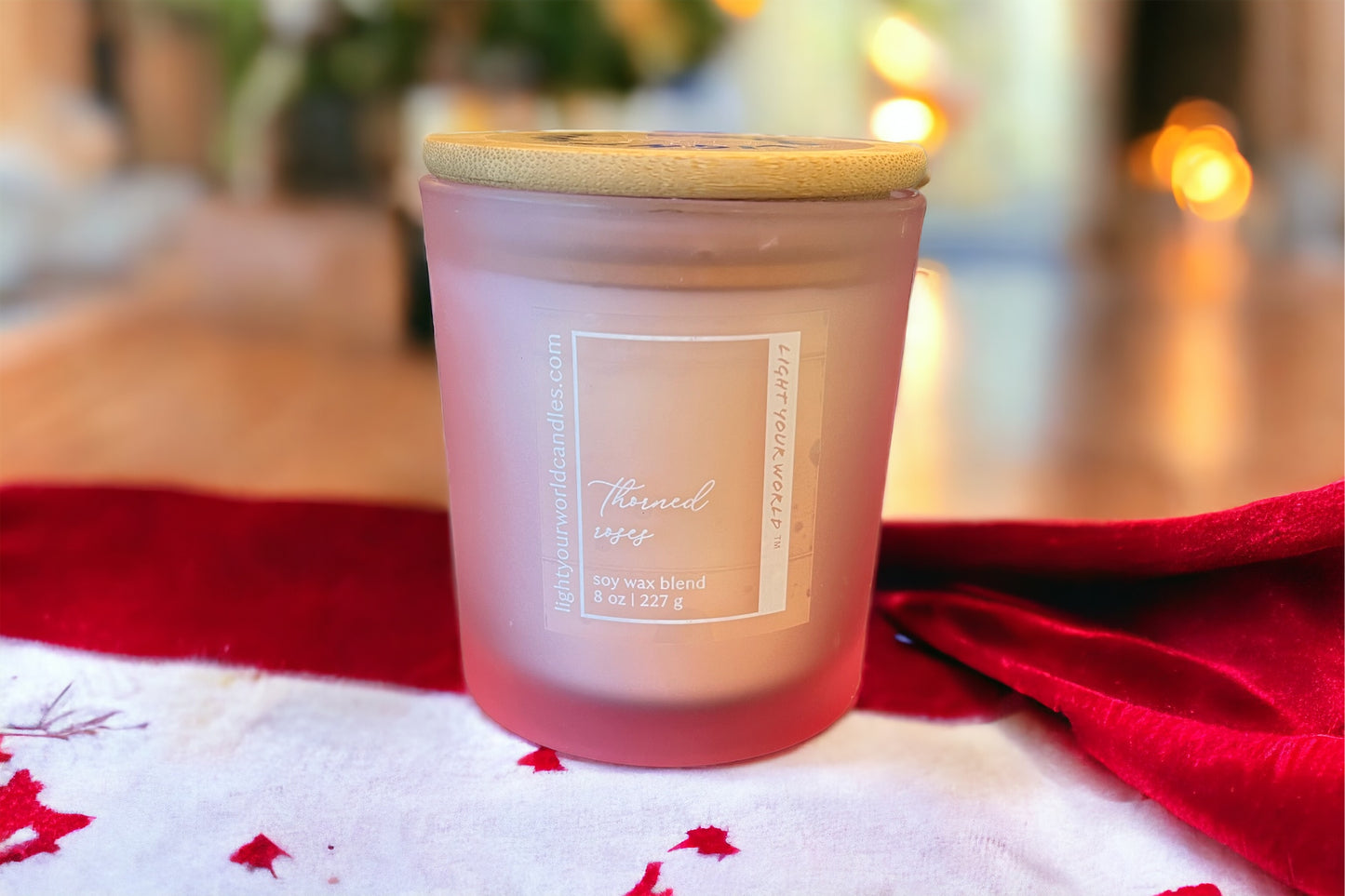 Thorned Roses Unique Candle Scent, Unique Candle Gift, Valentine's Day Candle or Mother's Day Candle, Celebration Candle