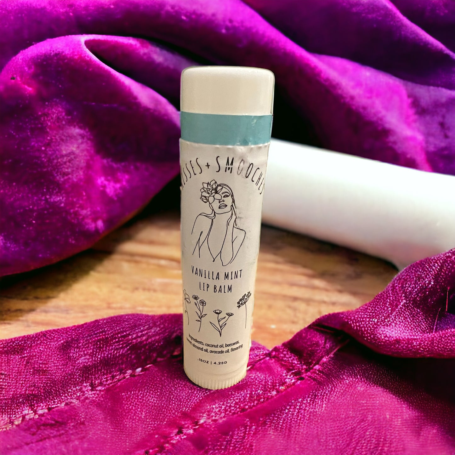 Natural Vanilla Mint Lip Balm, Beeswax Lip Balm, Hydration Lip Balm, Natural Lip Balm or Lip Gloss