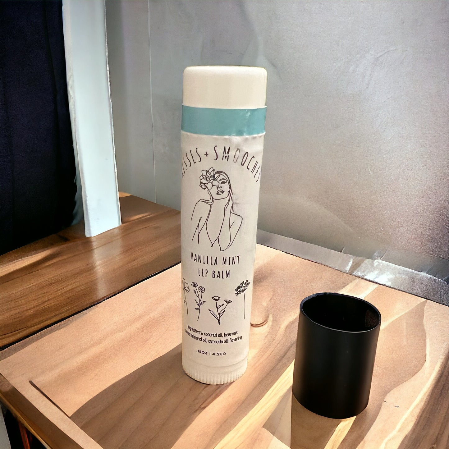 Natural Vanilla Mint Lip Balm, Beeswax Lip Balm, Hydration Lip Balm, Natural Lip Balm or Lip Gloss