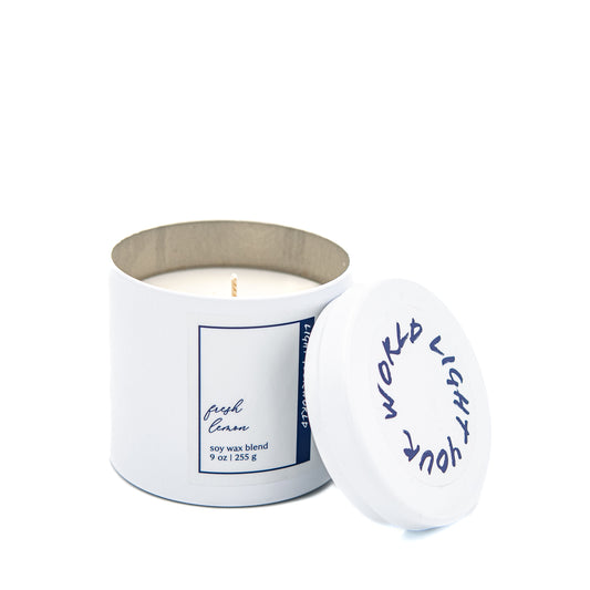 Fresh Joyful Lemon Sunkiss Portable Tin Candle