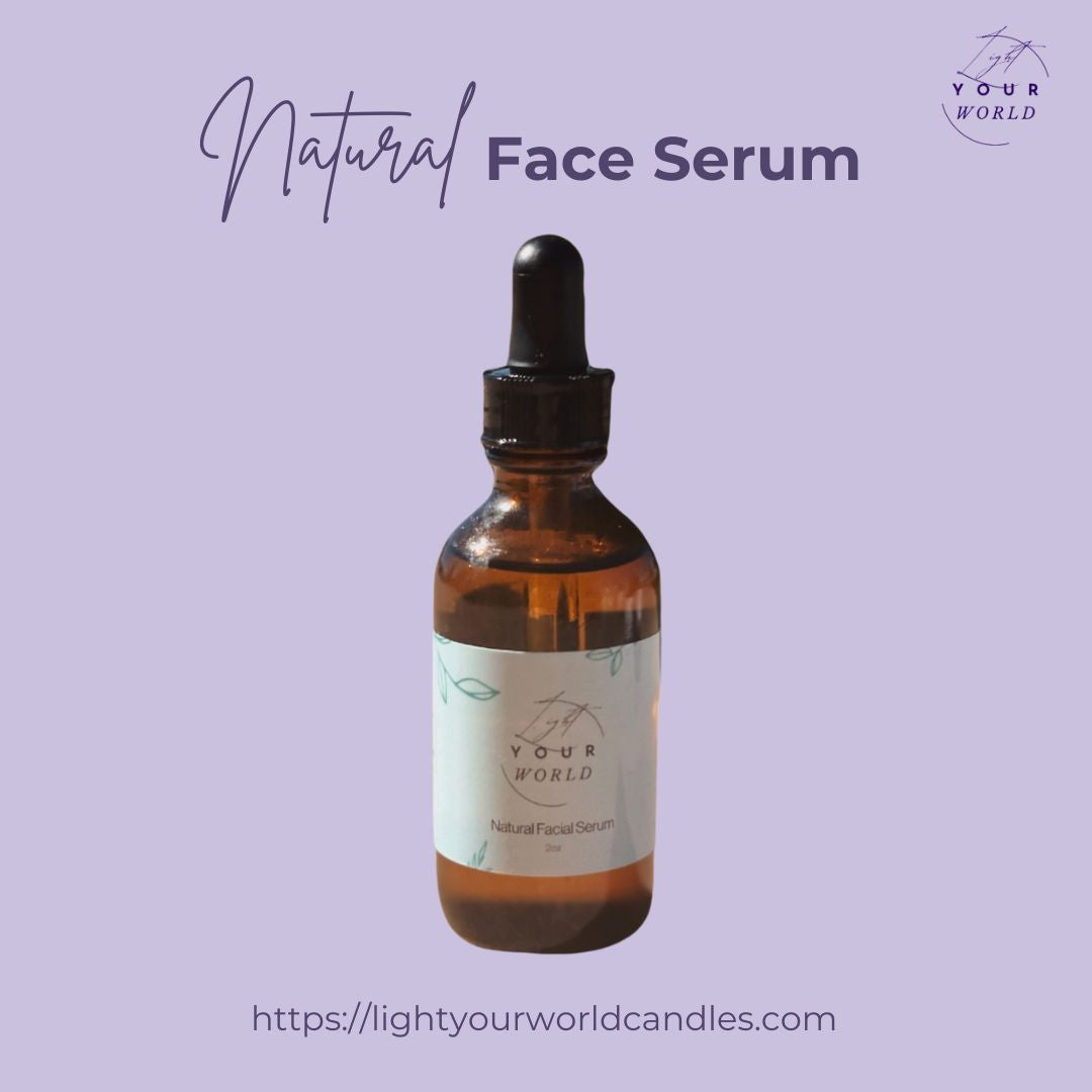 Natural Facial Serum - Jojoba, Frankincense and Castor Oil