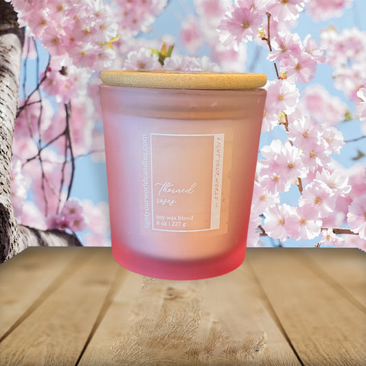 Thorned Roses Unique Candle Scent, Unique Candle Gift, Valentine's Day Candle or Mother's Day Candle, Celebration Candle